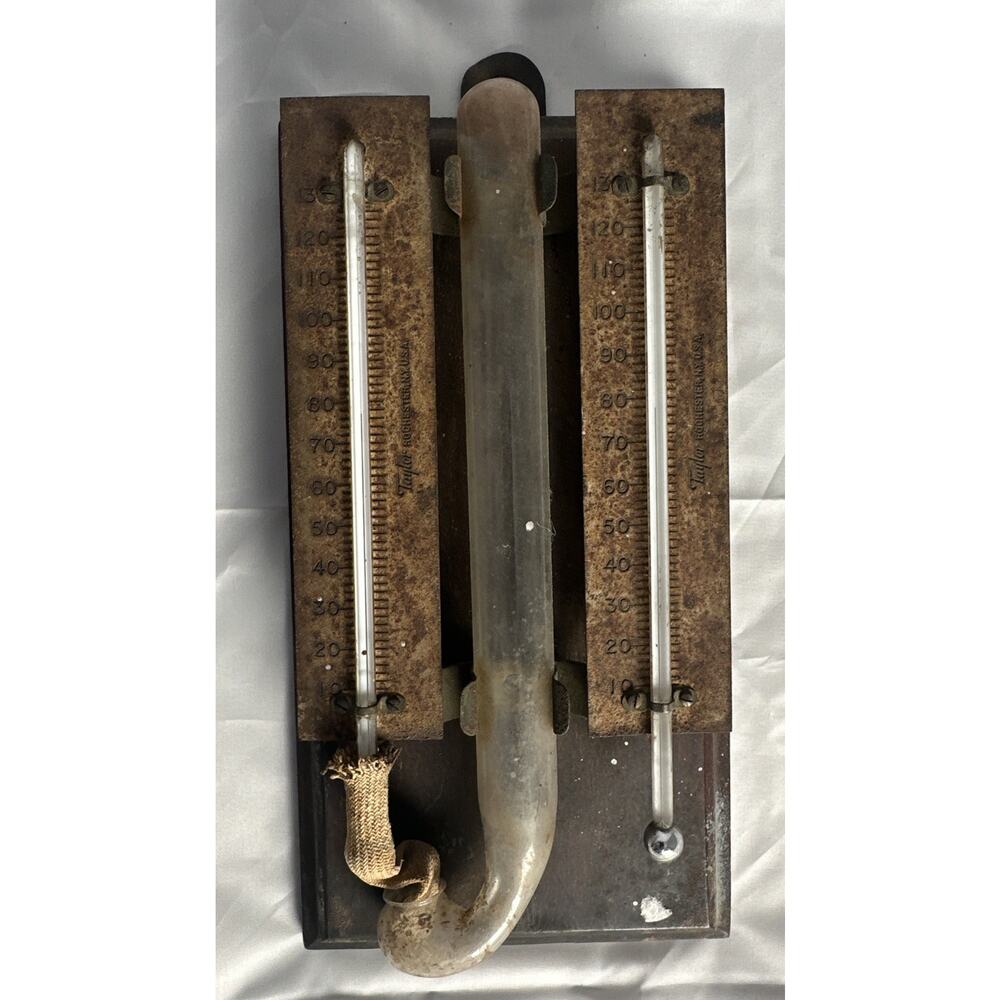 RARE Vintage Taylor Thermometer Rochester NY USA Made EARLY 1900’s